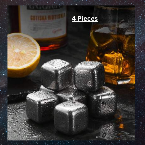 Stainless Steel Stones Reusable Ice Cubes Drink Chillers Cooling Rocks - Picture 8 of 10