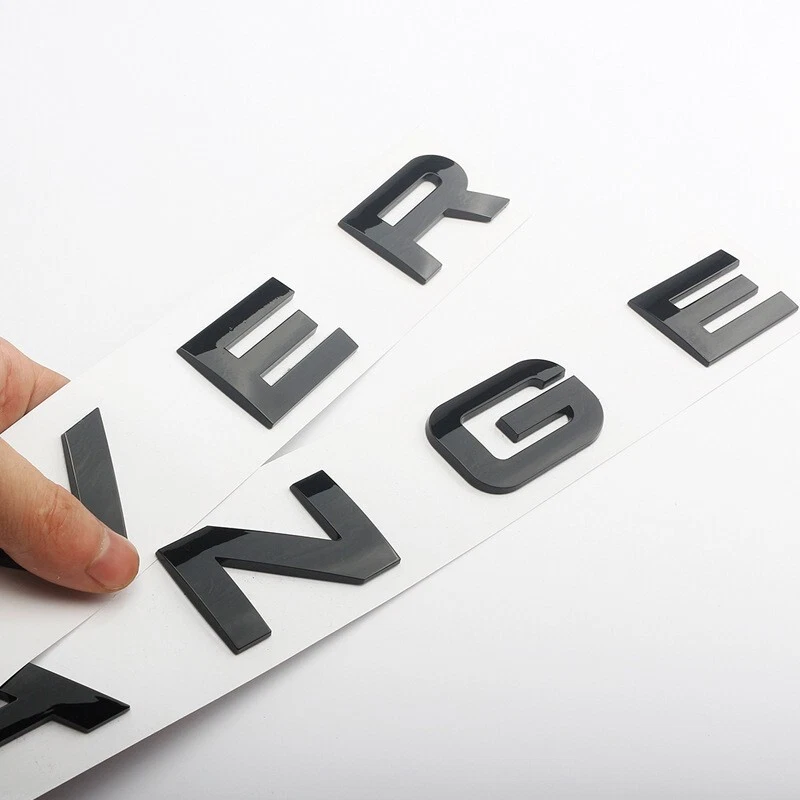 Range Rover Badges Gloss B onnet AND Boot SET + Stencil + Land Rover Badge Set - Image 4 of 4