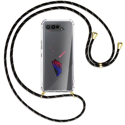 Handykette für Asus ROG Phone 5, 5 Ultimate, 5 Pro (6.78'') schwarz/gold (G)0