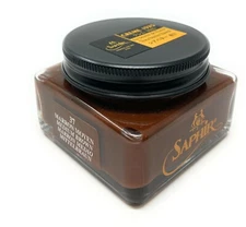 Medium Brown Saphir Medaille d'Or Pommadier Shoe Cream 75ml Jar - Made in France