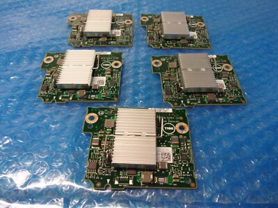 Lot of 5 JVFVR Dell Broadcom 10 Gb/s Network Mezzanine Card for M520 M620 M820