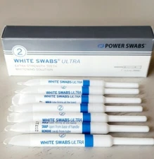 Power Swab White Swabs Ultra Teeth Whitening Extra Strength Box Of 7- Step 2 