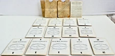 RARE Antique 1880 STRAWBRIDGE & CLOTHIER Advertising Game BUNDLES-BOXES-SWEEPS