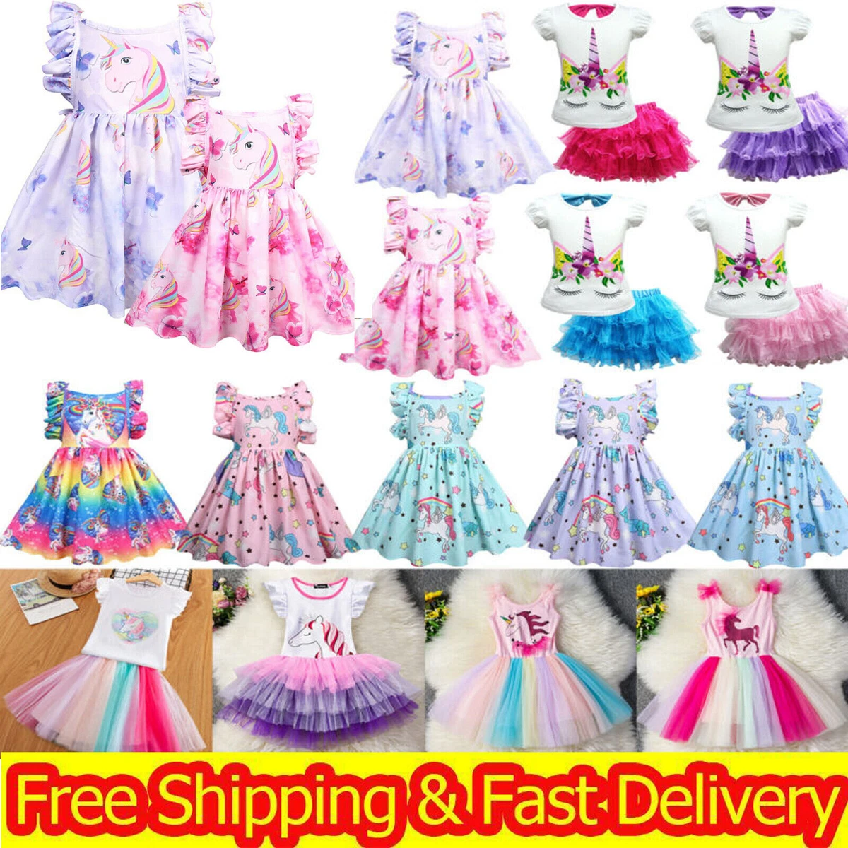 Unicorn dresses clearance uk