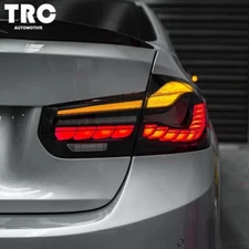 GTS LED Tail Lights For BMW M3 F30 F35 F80 3-Series 2012-2018 Smoked Brake Light
