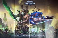 Warhammer 40k Imperium Poster Necrons vs Space Marines Large A1 - New - Free P&P