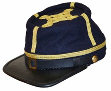 American Civil War Confederate General Pickett Replica Kepi Cap - ALL SIZES