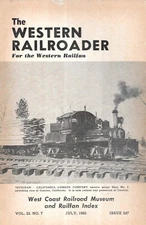 The Western Railroader #247 West Coast Railroad Museum Railfan Index Camino