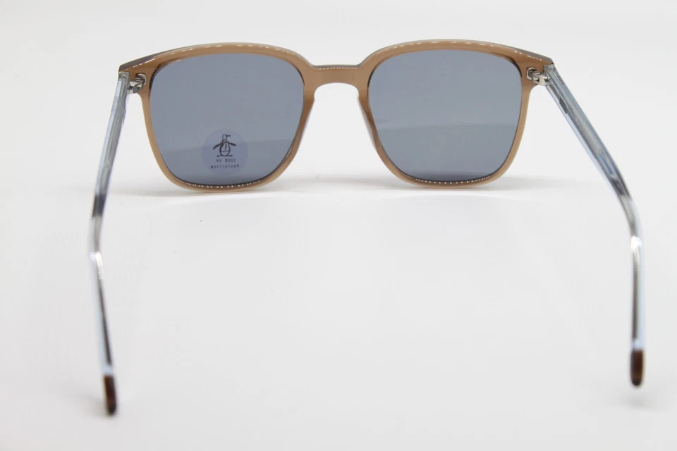 NUEVAS GAFAS DE SOL PENGUIN THE TOMMY SUN SF MARRÓN AZUL CRISTAL AUTÉNTICAS 50-20 Foto 4 de 4