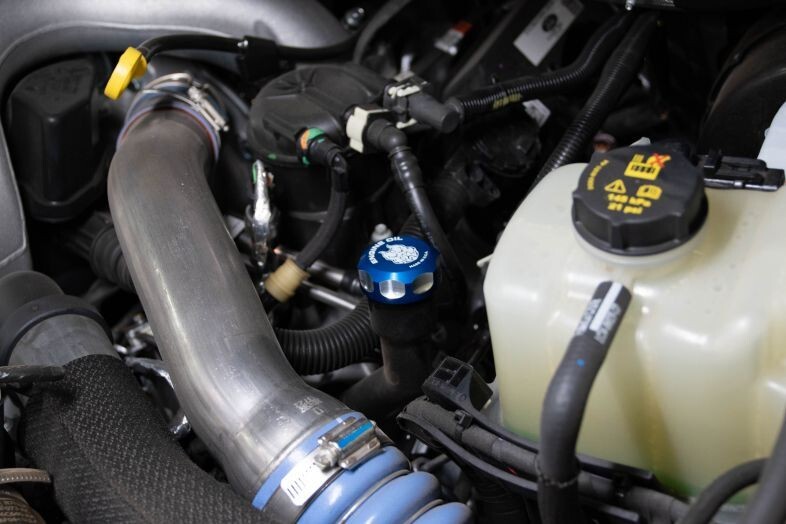 Sinister Diesel Oil Fill Cap for 2011-2022 Ford Powerstroke 6.7L