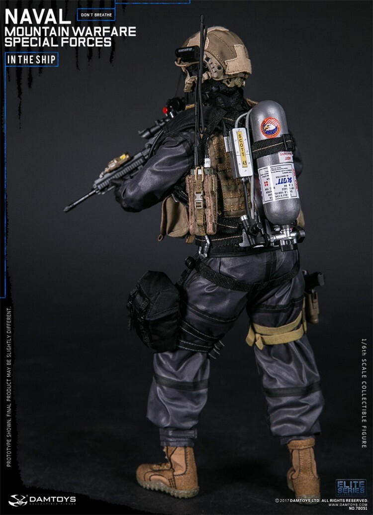 DAM ミリタリー　1/6 フィギュア DAMTOYS 1/6 DAM78051 Naval Mountain Warfare Special Forces 12