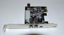 PCI-E 1X TO 3 PORT 1394A CARD EXPANSION CARD DV HD VIDEO CAPTURE CARD