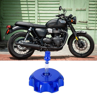 #ad #ad Blue Gas Fuel Tank Cap for 51 54mm Honda Suzuki Kawasaki Motorcycle ATV Access $15.19