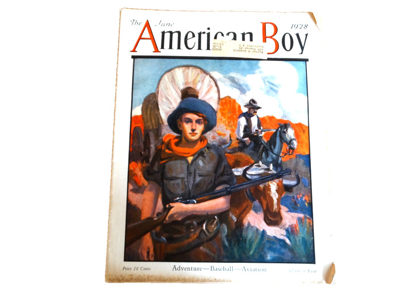 The American Boy – June 1928 – Wagon Train 