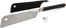 Clarke Brothers 10.5” Kataba Pull Saw w/ Extra Blade Rattan Handle – New