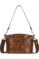 Patricia Nash Women's Marcie Leather Crossbody Owl Print
