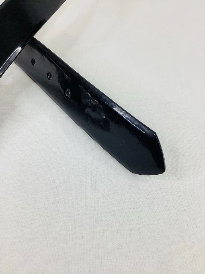 Cinturón Casa Blanca Mercado Negro Estrás Cuero Charol Negro TALLA XS (28”) Foto 3 de 4