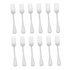 Wallace Continental Bead 18/10 Stainless Steel Salad Fork (Set of Twelve)