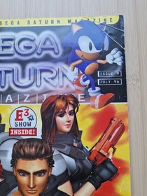 Official Sega Saturn Magazine Issue 9 July 1996 | Good Condition