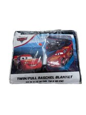 This is a Disney Pixar Cars Twin/Full Raschel Blanket