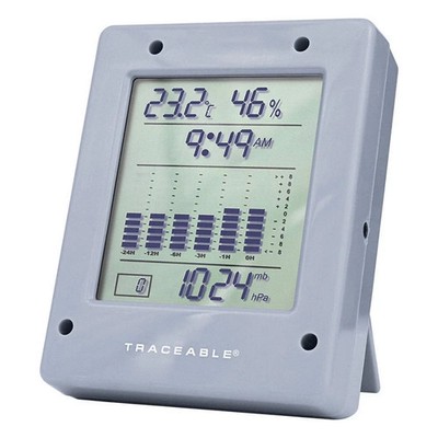 TRACEABLE 6530 Barometer,Digital,Gray 38RJ43