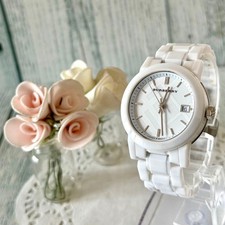 BURBERRY Uhr Keramik weiß BU9180 BURBERRY,19285