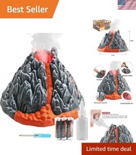 Volcano Toy for Kids Mist-spouting Volcano Model with Dinosaur Sounds