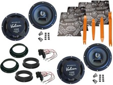 Hifonics Boxen Set für VW Passat B7 B8 Bj 10-20 Tür vorne hinten Dämmmatte Bügel
