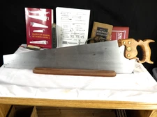 Disston #7, 26", 7 PPI Rip Cut, 1896-17, Jointed, Sharpened, INV 173, Nice