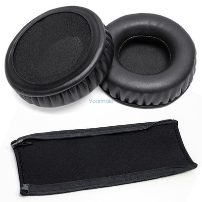 Protein Leather Ear Pads Headband Kit for Pioneer HDJ X5 X7 BT X10 DJ Headphones