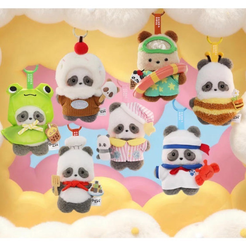 52toys Panda Roll Happpy Weekend Series Blind Box Figure Toy Gift