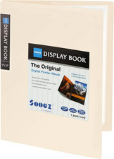 30-Pocket Binder w Plastic Sleeves 9x12 Heavy Duty Art Portfolio 60 Pages Ivory