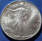 A Better Date 1986 American Silver Eagle 1 Troy Oz .999 Silver First Yr