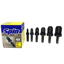 Swaging Spin Set 6 Tools Per Set: 1/4in, 3/8in, 1/2in, 5/8in, 3/4in, 7/8in S6000