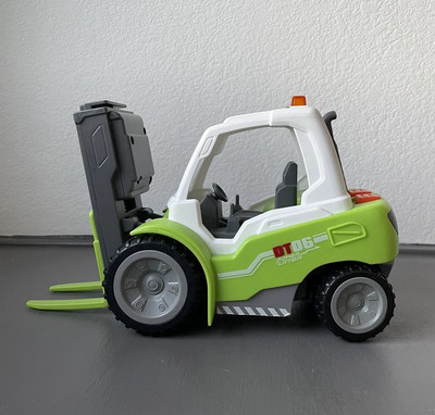 Dickie Clark Forklift Truck Mobile Toy Vehicle
