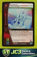 2004 UD Marvel Vs. System Web of Spider-Man 1st Edition Foil Iceman #MSM-042