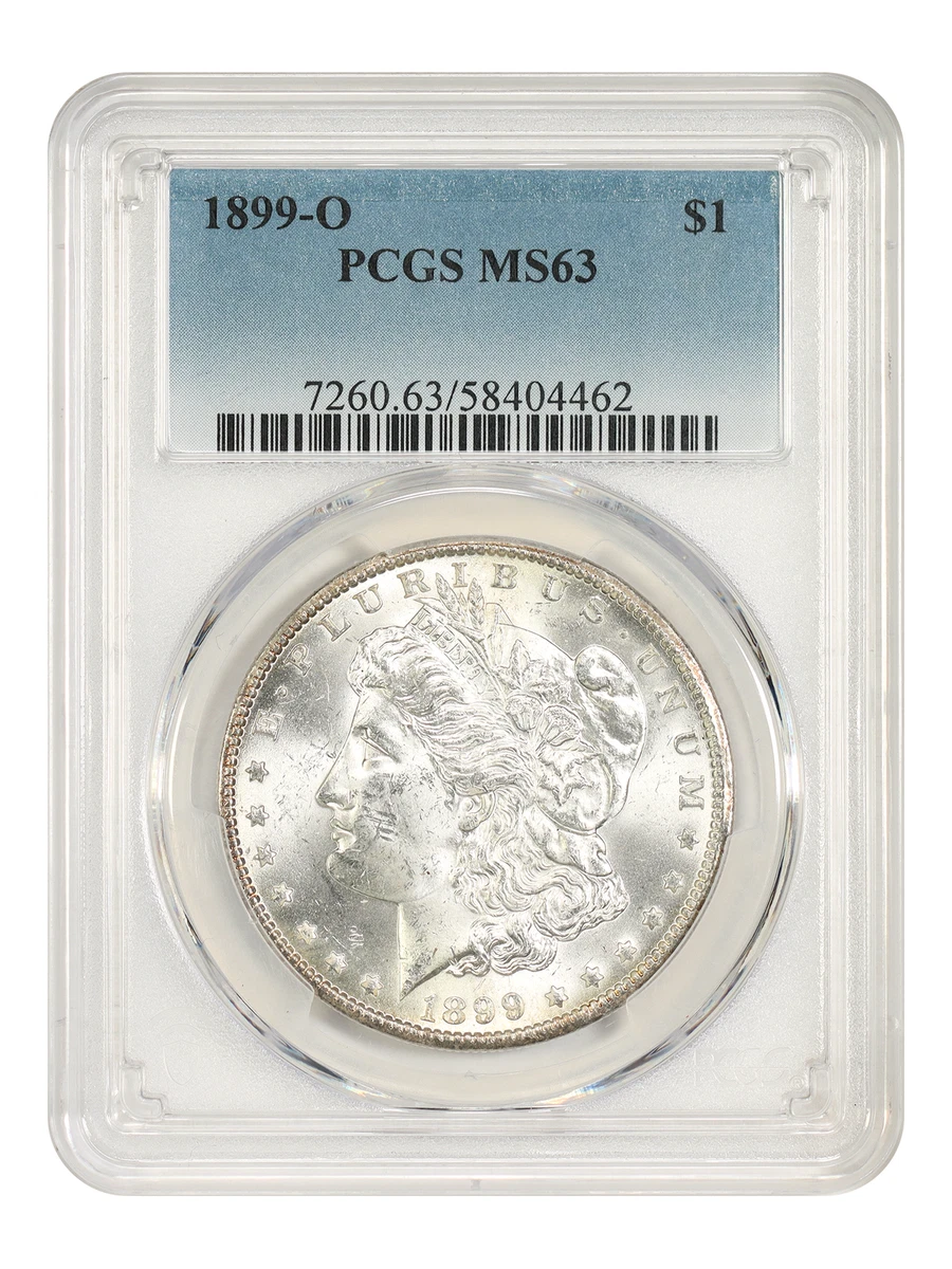 MS 63 Graded 1899 Year Morgan US Dollars (1878-1921) for sale | eBay