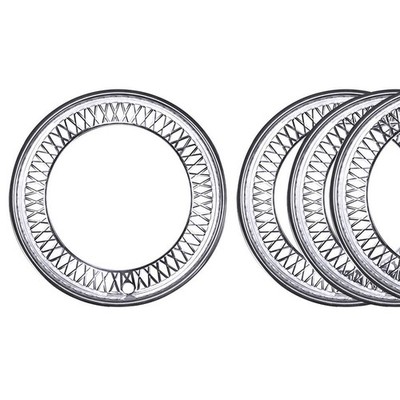 Volkswagen Karmann Ghia Beauty rings 'Flat4' 15'' 5x205 (4 pcs) New