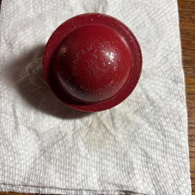 Duncan(Satellite Shaped) Yo-yo Return Top Red Gold Sparkles
