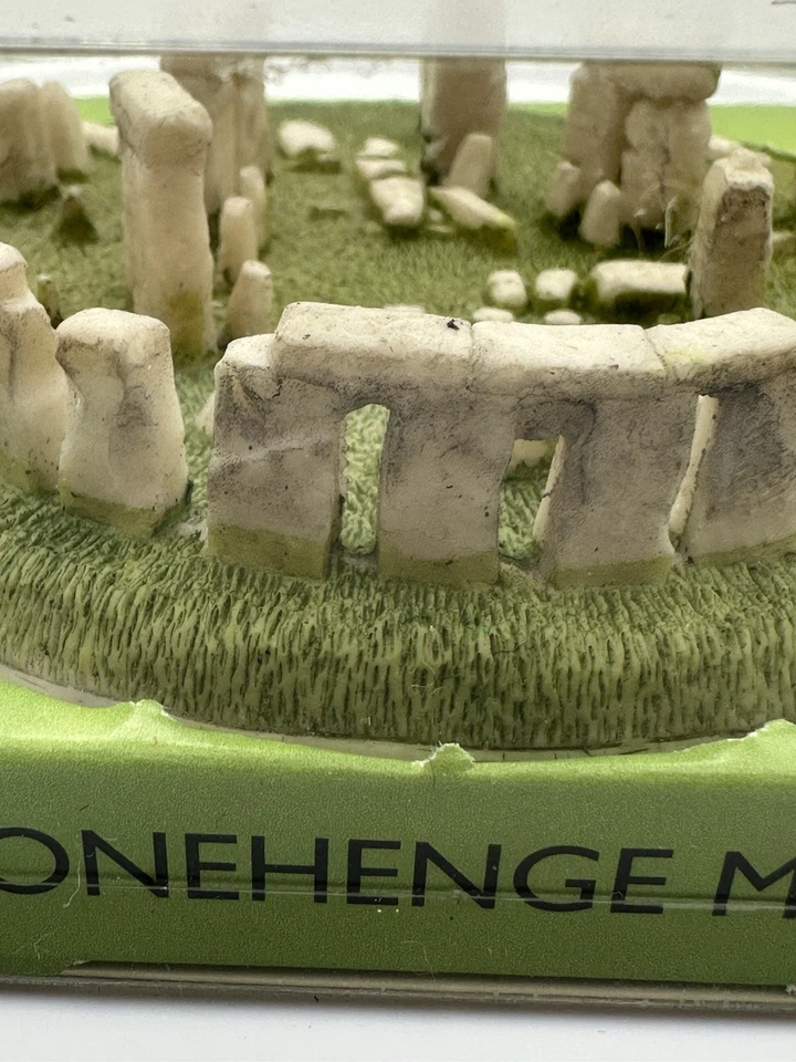 RARO* Diseño Toscano Restaurado Stonehenge Monumento Estatua Miniatura Escritorio Decoración Foto 3 de 4
