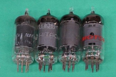 6BJ6 - TV / AUDIO / GUITAR / AMPLIFIER / HAM / RADIO tube - lot of [4]