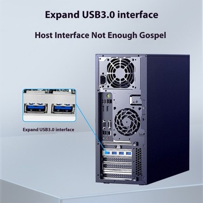 MultiDevice PCIe USB Card 5Gbps Throughput Broad PCIE3.0 USB Expansion Card