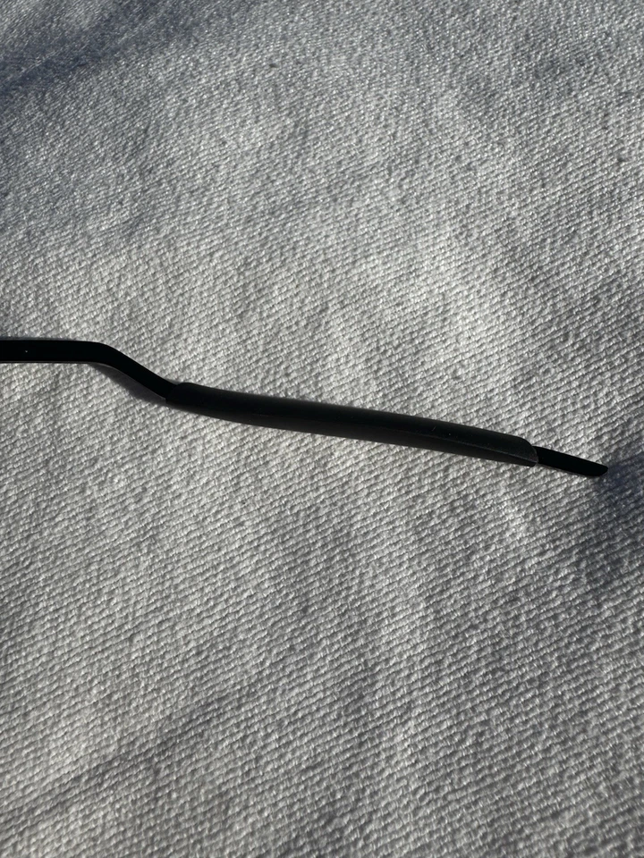 Oakley Wire Sunglasses Vintage Metal Frame Black iridescent Red Orange Lenses - Image 4 of 4