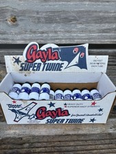 Lot of 22 Rolls Gayla Super Twine Vtg Kite String Each Roll 200' Made USA In Box