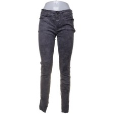 Closed, Lederhose, Größe: 29, Grau, Baumwolle/Elasthan/Leder, Damen #KO6