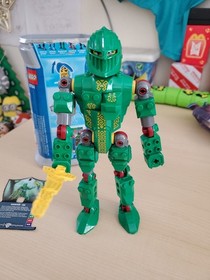 LEGO Castle: Rascus Green Knight - Set 8784 - Built Missing 90% Complete