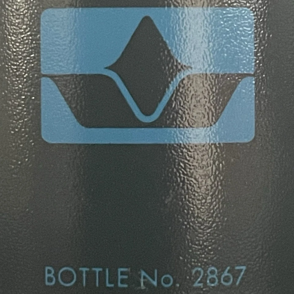 King Seeley Thermos 瓶 2867 蓝色蓝色真空瓶 c1970 年代美国 6.5"t 8 盎司 — 第 2/4 张图片