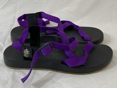 CHACO GECKO Z/1 Womens Strappy Open Toe Waterproof Sandals PURPLE