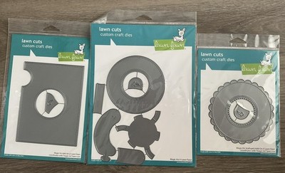 NEW Lawn Fawn ~ Magic Iris die ~ AND 2 Add Ons