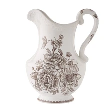 The Pioneer Woman Agatha Stoneware 2-Quart Pitcher, Brown